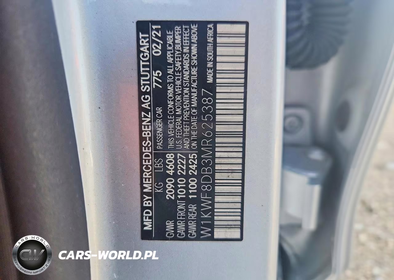 2021 Mercedes-Benz C 300 VIN:W1KWF8DB3MR625387 - 13