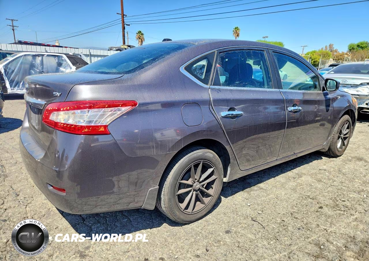 2015 Nissan Sentra Sv VIN:3N1AB7AP8FL681140 - 3