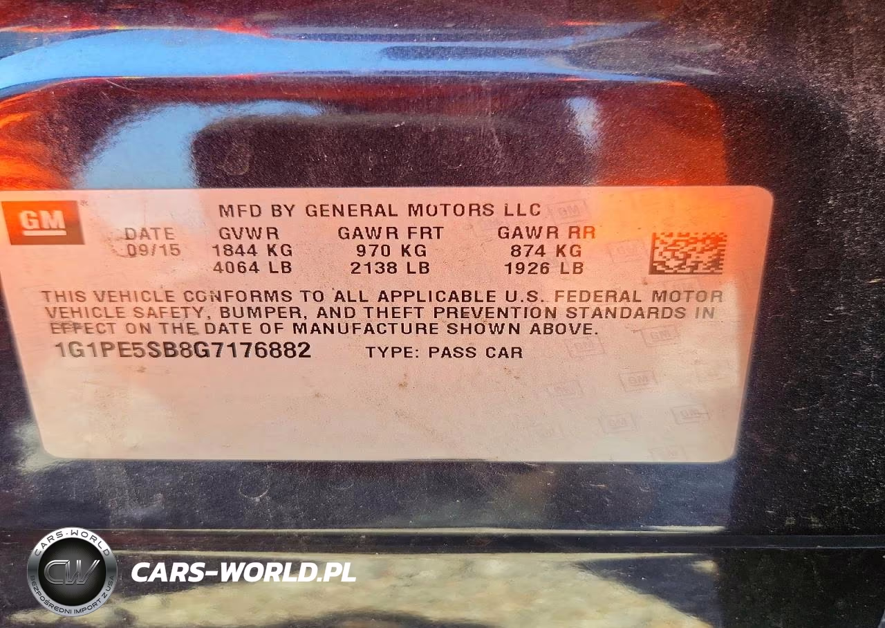 2016 Chevrolet Cruze Limited Lt VIN:1G1PE5SB8G7176882 - 13