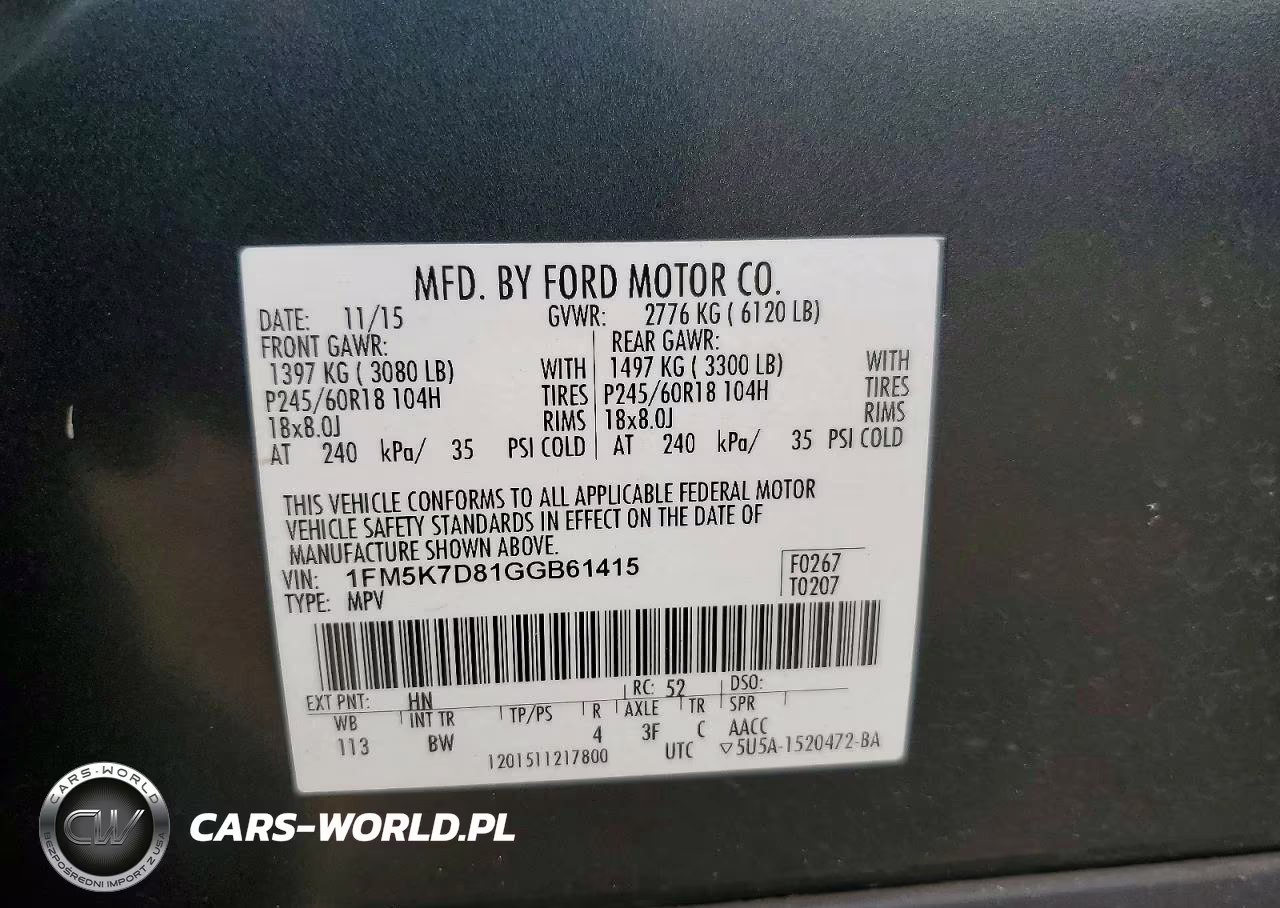 2016 Ford Explorer Xlt VIN:1FM5K7D81GGB61415 - 13