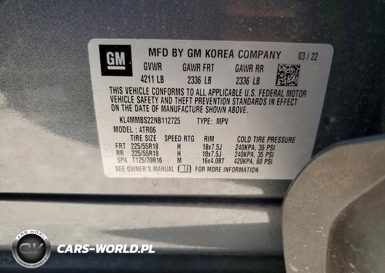 2022 Buick Encore Gx Preferred VIN:KL4MMBS22NB112725 - 13