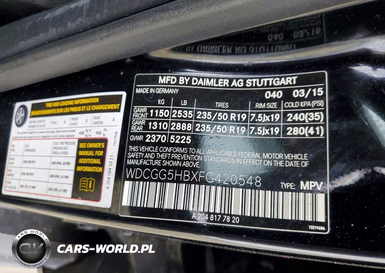 2015 Mercedes-Benz Glk 350 VIN:WDCGG5HBXFG420548 - 13