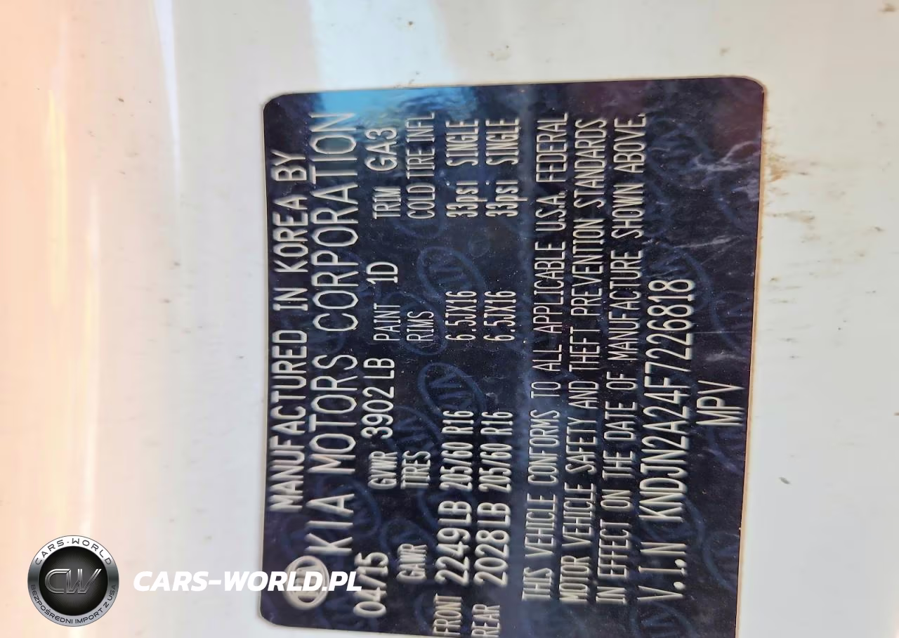 2015 Kia Soul Base VIN:KNDJN2A24F7226818 - 12