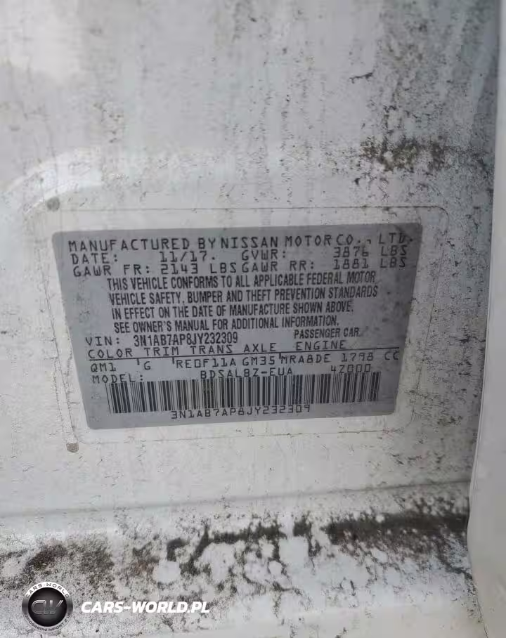 2018 Nissan Sentra S VIN:3N1AB7AP8JY232309 - 12