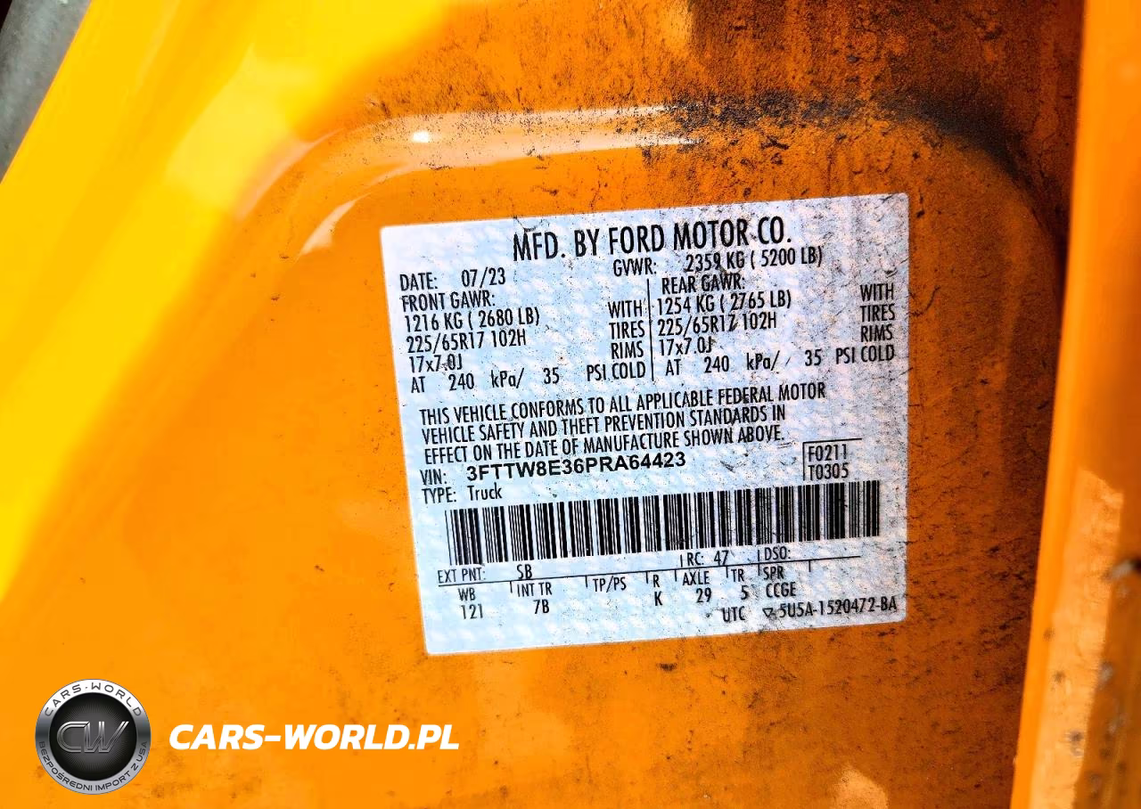 2023 Ford Maverick Xl VIN:3FTTW8E36PRA64423 - 13