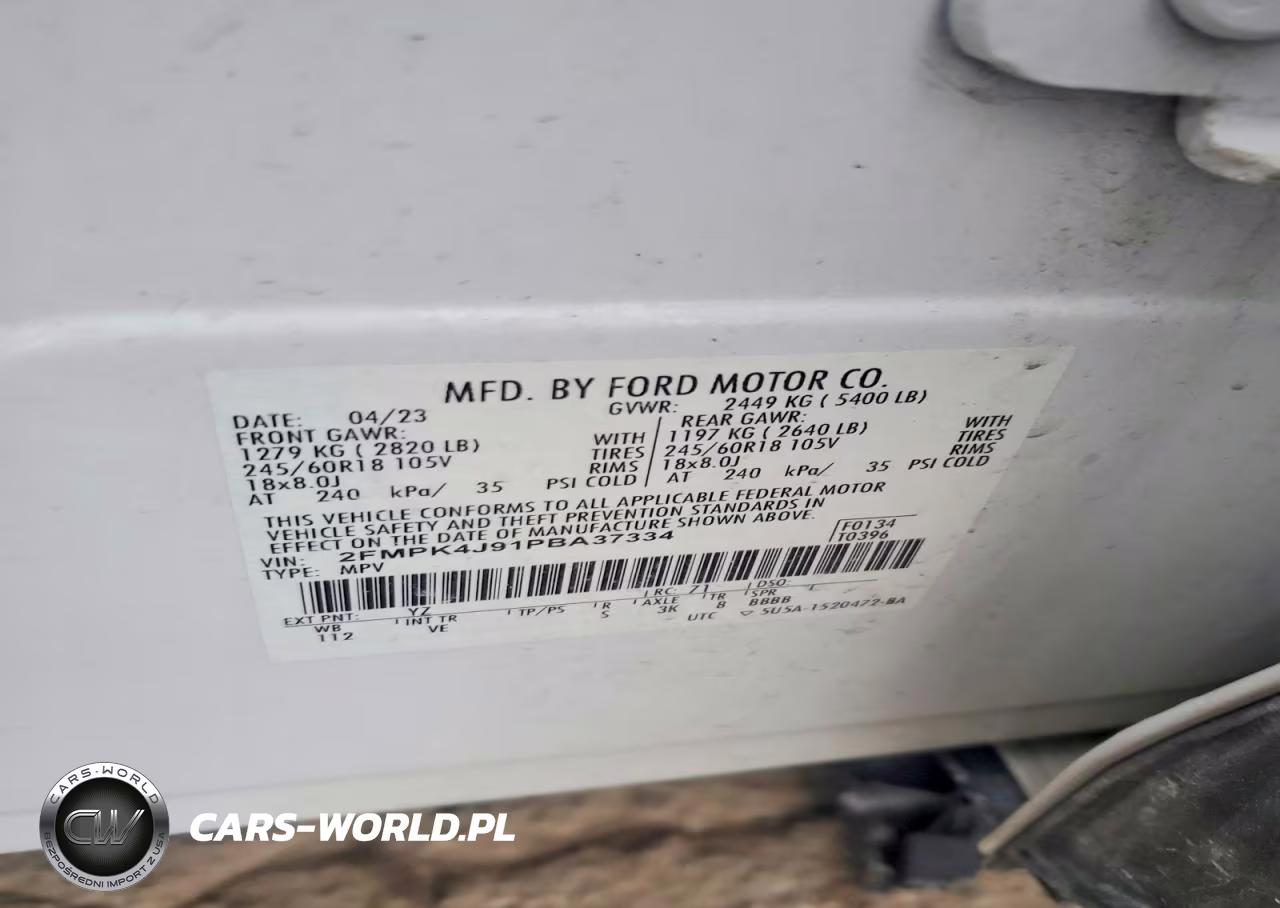 2023 Ford Edge Sel VIN:2FMPK4J91PBA37334 - 13