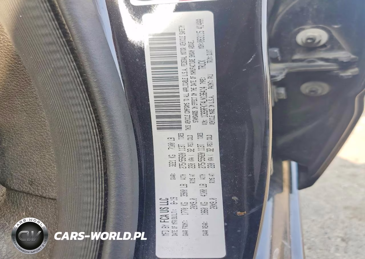 2020 Ram 1500 Longhorn VIN:1C6SRFKT4LN136414 - 12