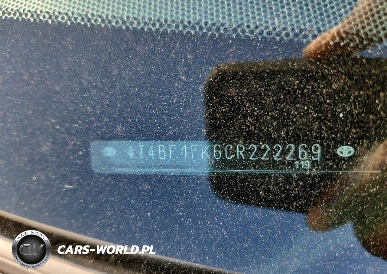2012 Toyota Camry Xle VIN:4T4BF1FK6CR222269 - 12