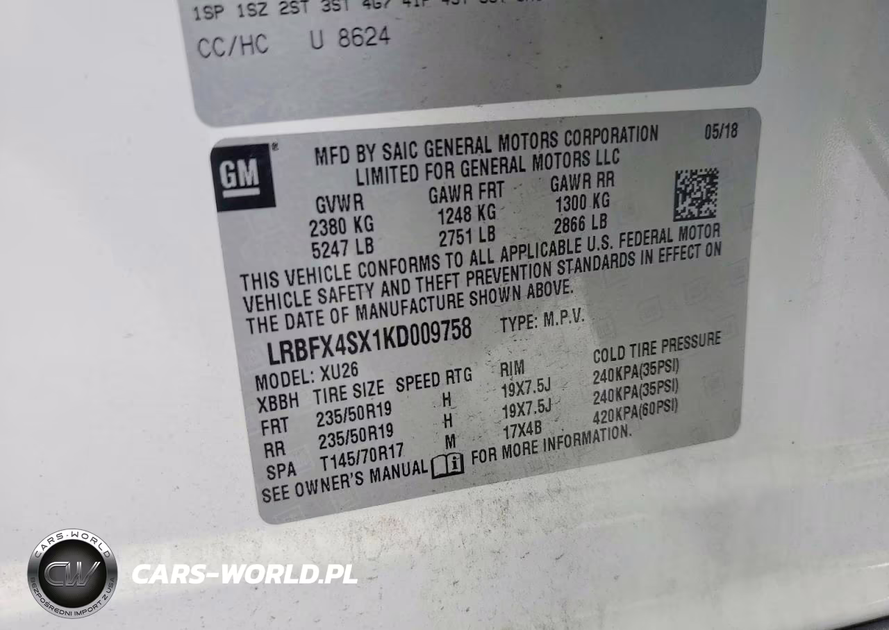 2019 Buick Envision Premium Ii VIN:LRBFX4SX1KD009758 - 14