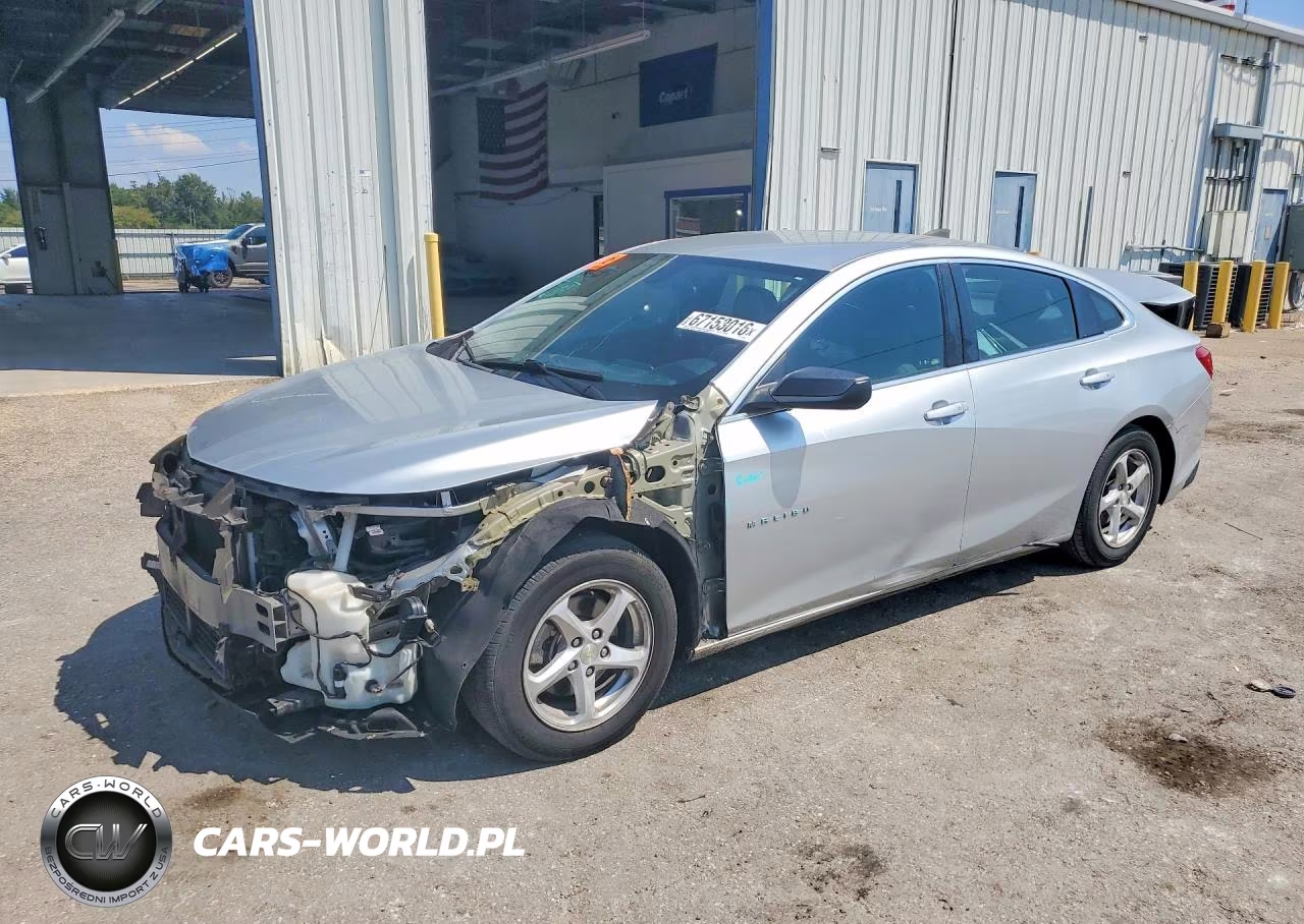 2018 Chevrolet Malibu Ls VIN:1G1ZB5STXJF119008 - 1