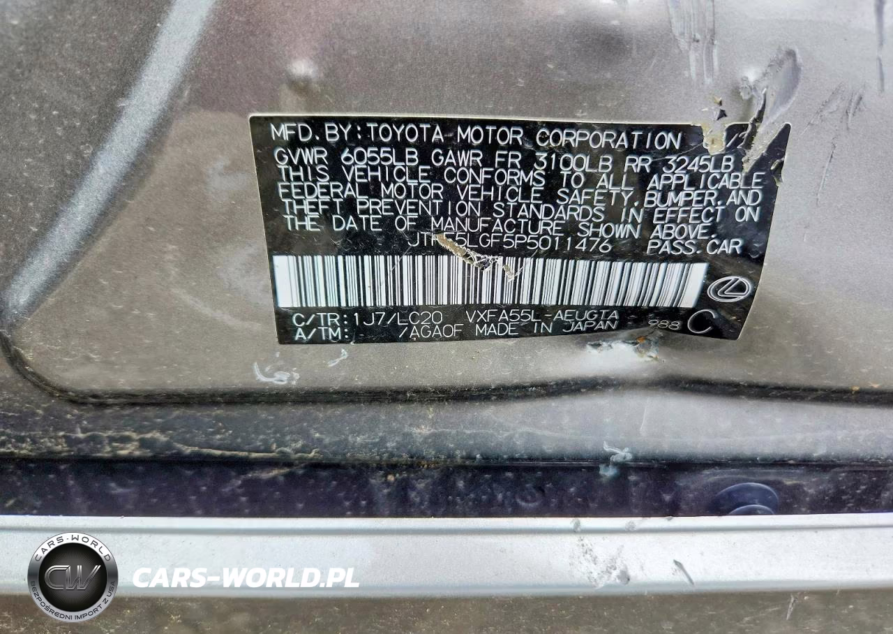 2023 Lexus Ls 500 VIN:JTHE5LGF5P5011476 - 12