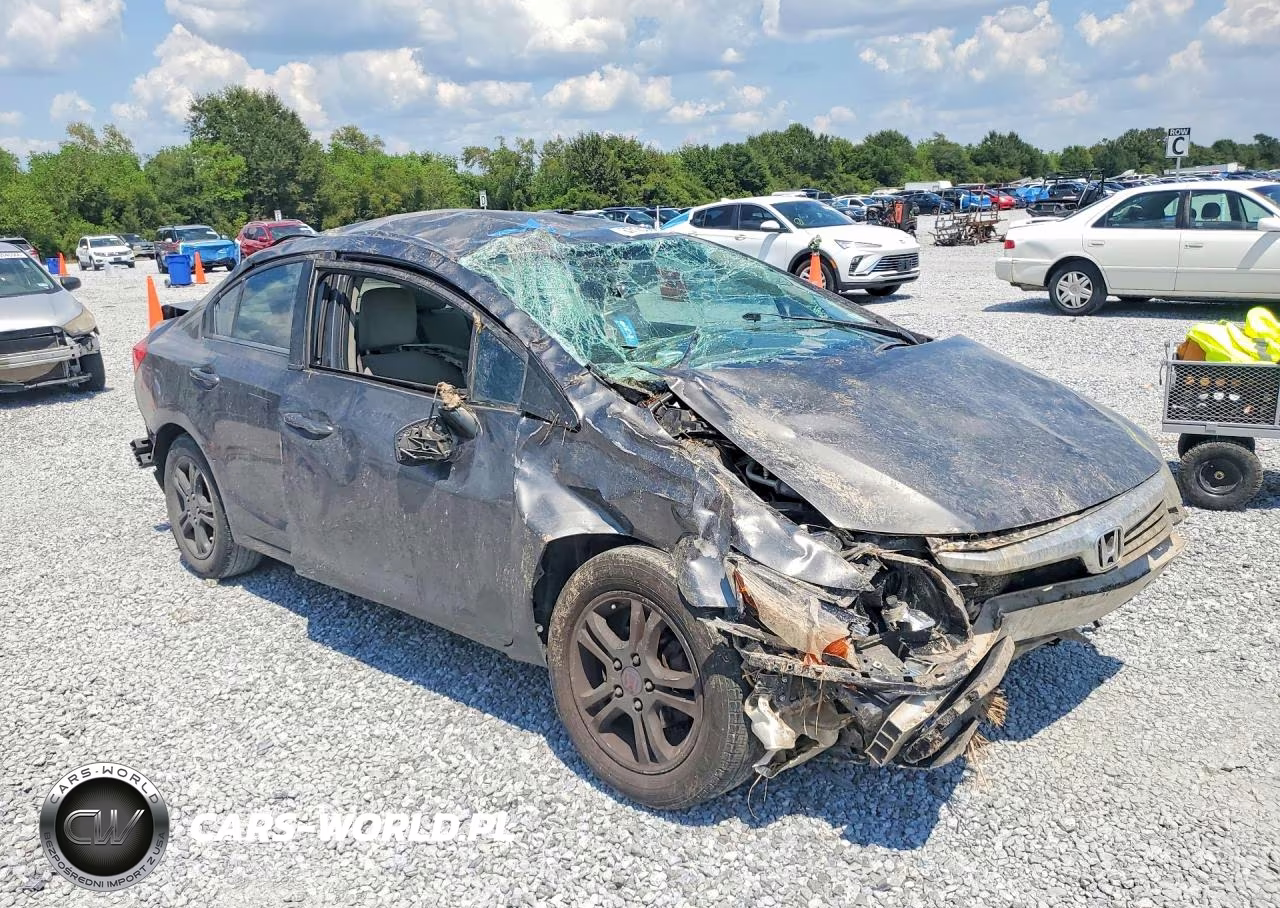 2012 Honda Civic Lx VIN:2HGFB2F58CH565035 - 4