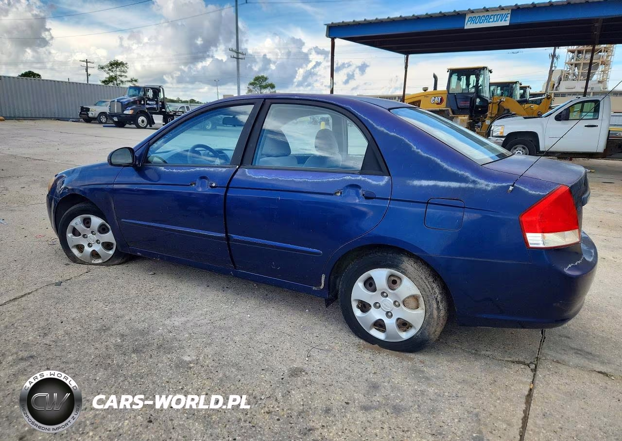 2007 Kia Spectra Lx VIN:KNAFE121X75439546 - 2