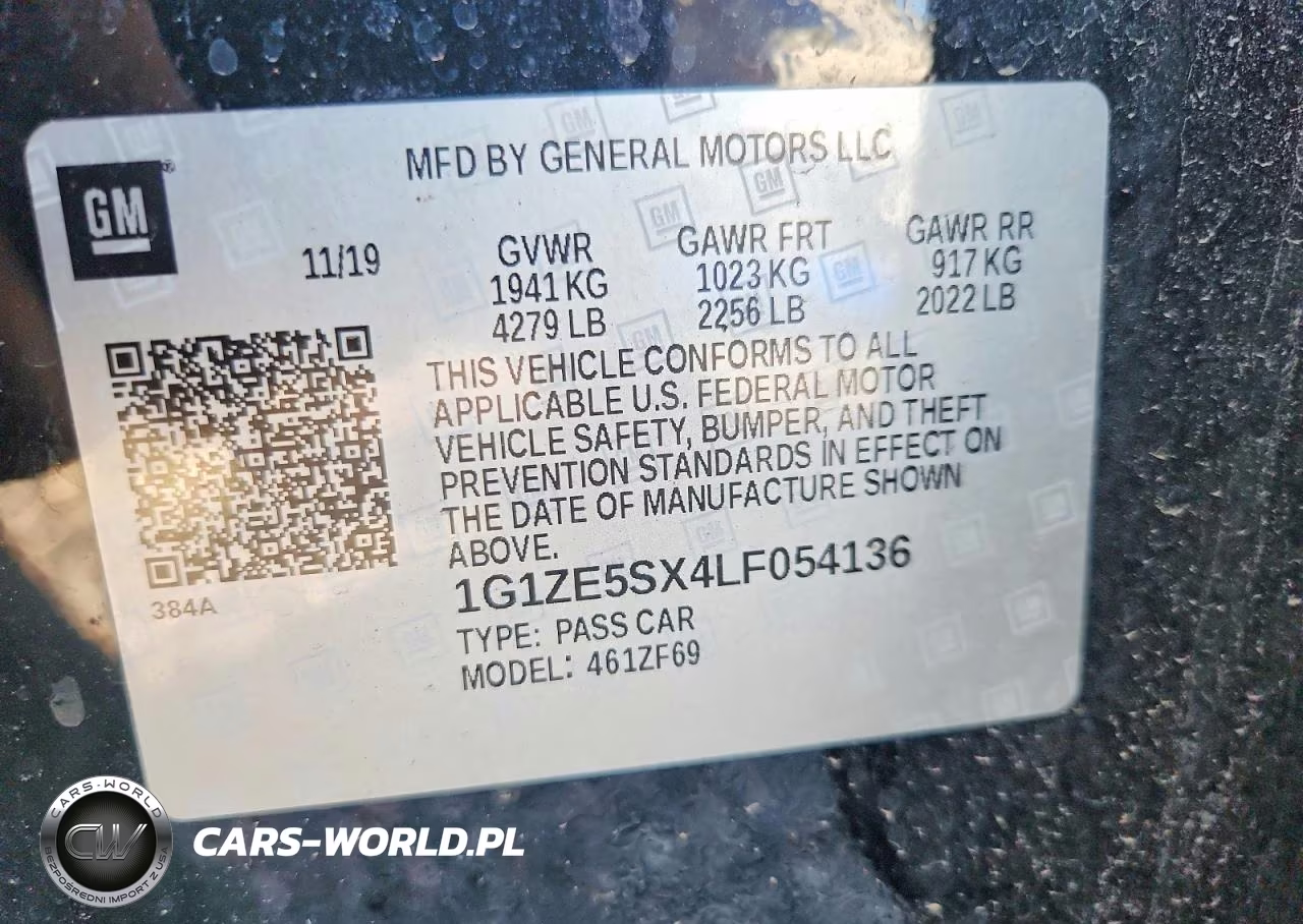2020 Chevrolet Malibu Premier VIN:1G1ZE5SX4LF054136 - 12