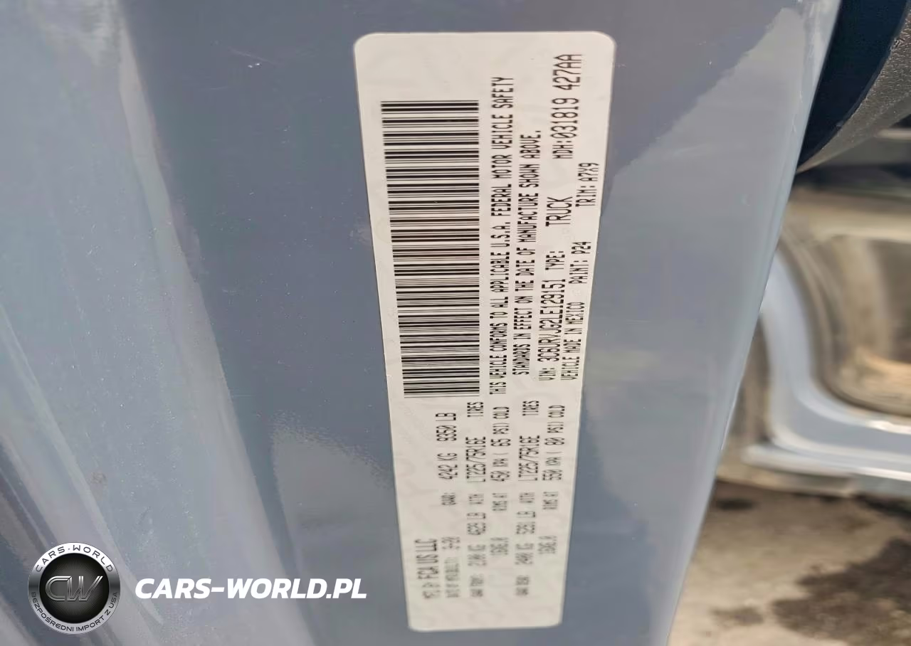 2020 Ram Promaster 3500 Delivery Van VIN:3C6URVJG2LE129151 - 13