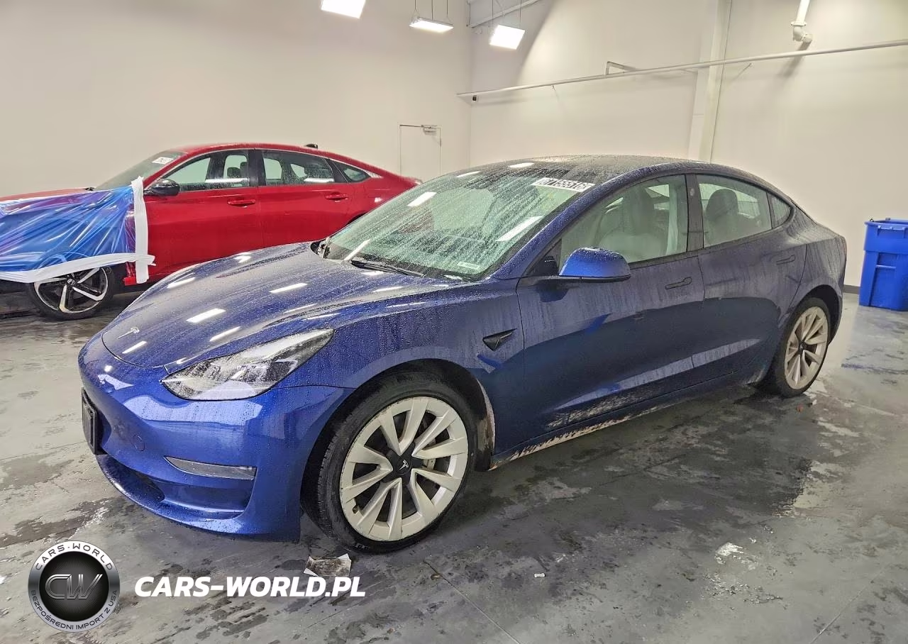 2022 Tesla Model 3 VIN:5YJ3E1EA8NF371339 - 1
