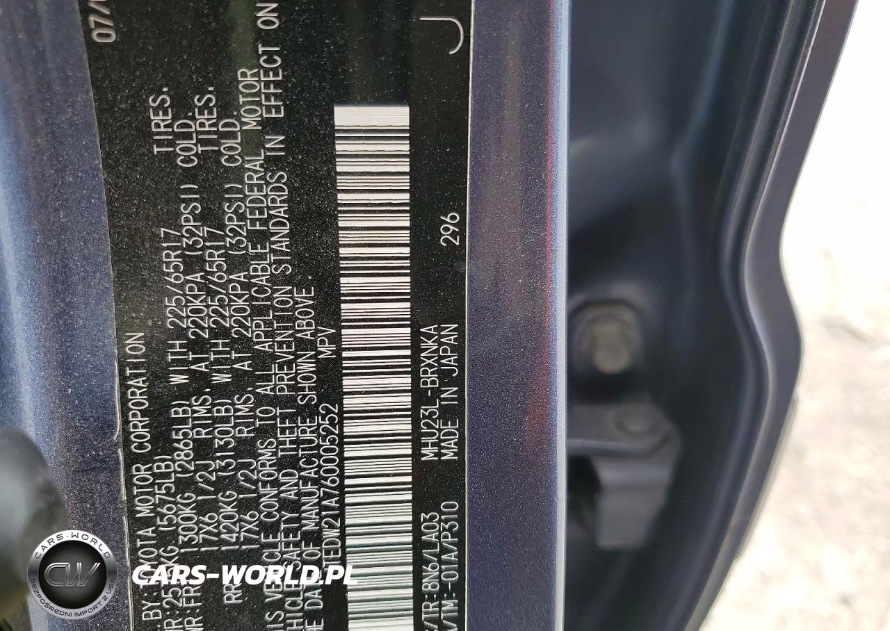 2006 Toyota Highlander Hybrid VIN:JTEDW21A760005252 - 12