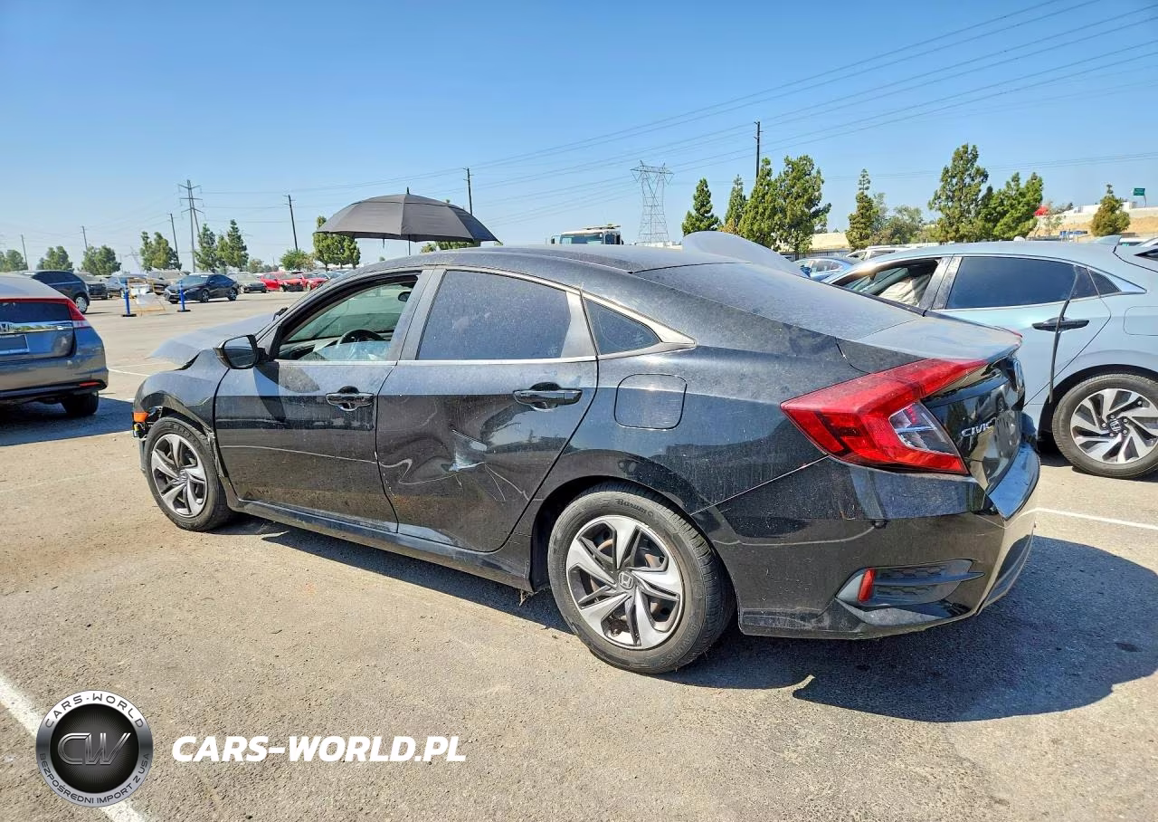 2019 Honda Civic Lx VIN:19XFC2F68KE200059 - 2