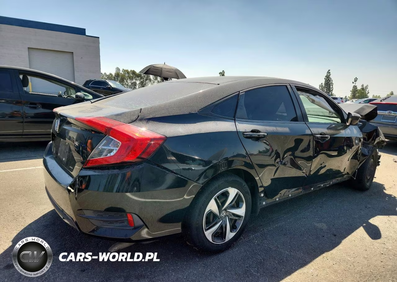 2019 Honda Civic Lx VIN:19XFC2F68KE200059 - 3