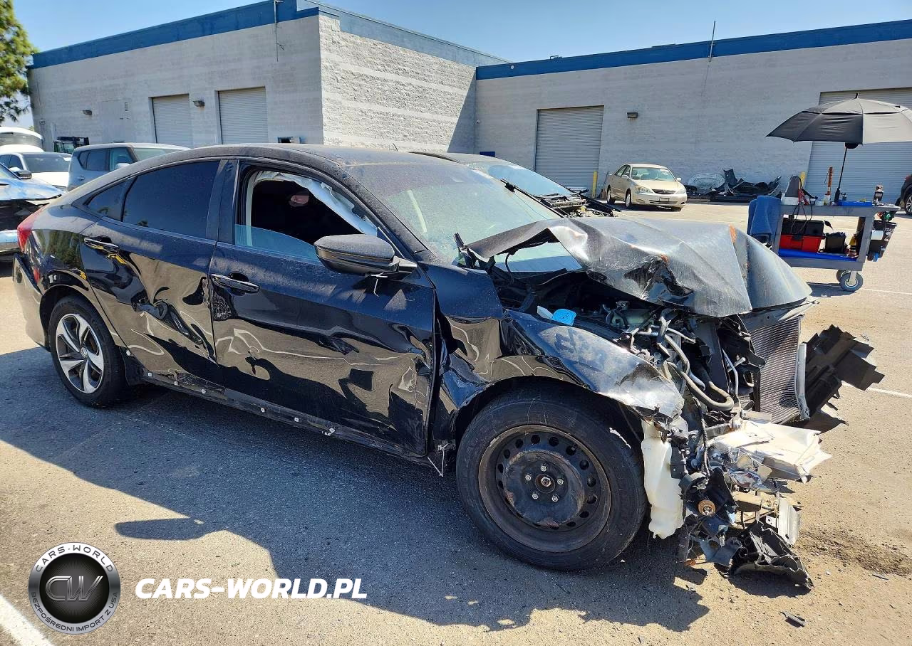 2019 Honda Civic Lx VIN:19XFC2F68KE200059 - 4