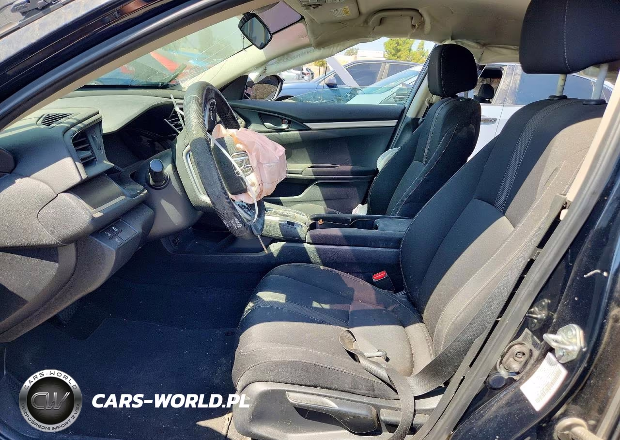 2019 Honda Civic Lx VIN:19XFC2F68KE200059 - 7