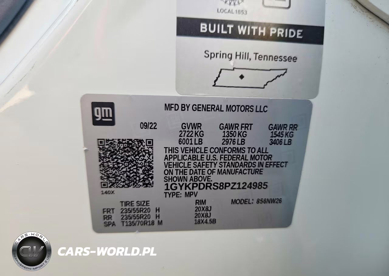 2023 Cadillac Xt6 Premium Luxury VIN:1GYKPDRS8PZ124985 - 13