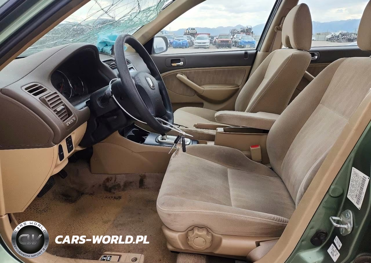 2004 Honda Civic Lx VIN:JHMES16574S001213 - 7