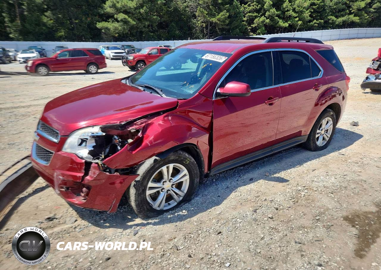 2012 Chevrolet Equinox Lt VIN:2GNALDEK8C6266382 - 1