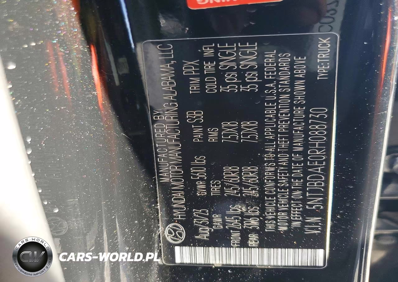 2024 Hyundai Santa Cruz Sel VIN:5NTJBDAE0RH088730 - 13