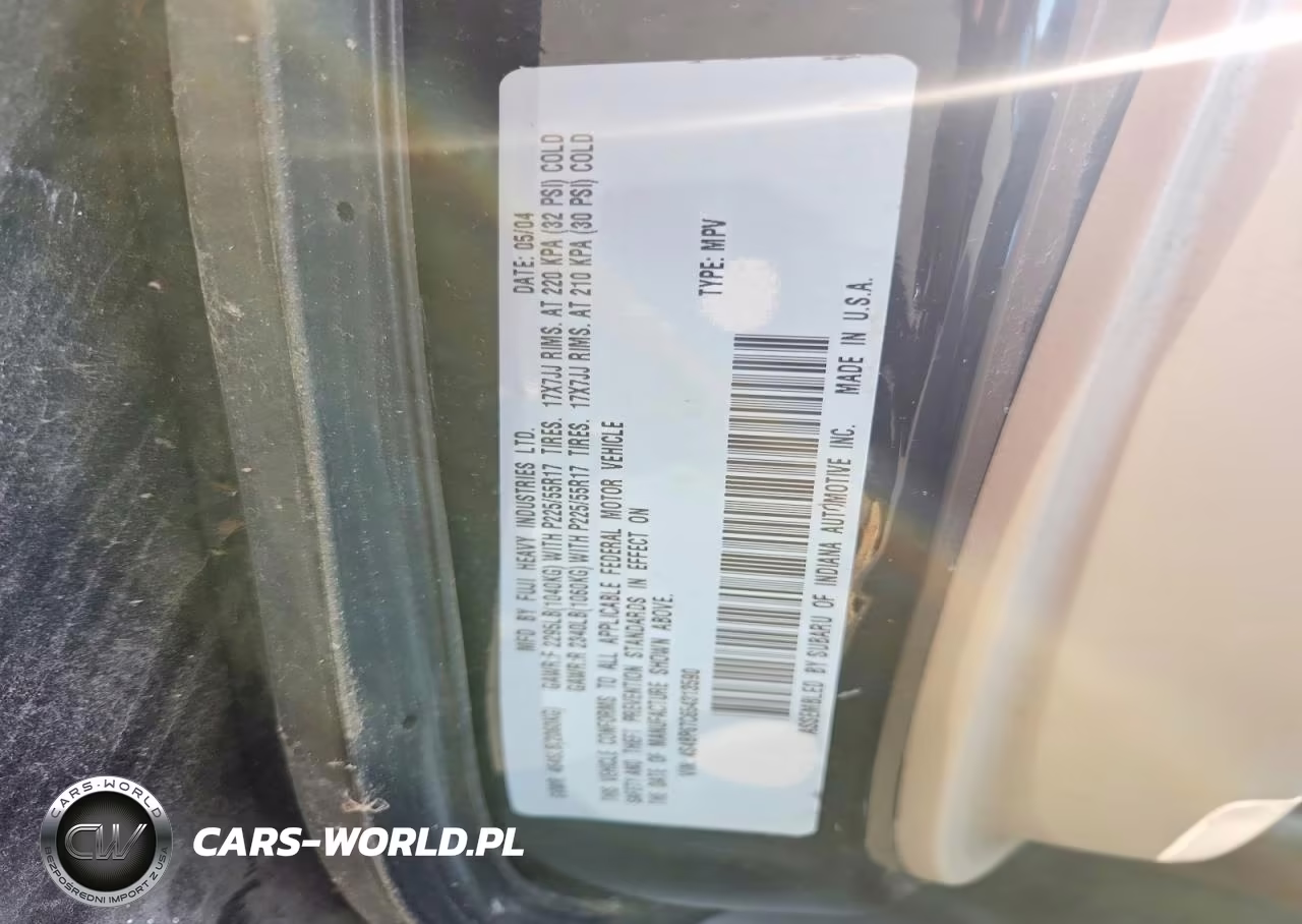 2005 Subaru Legacy Outback 2.5 Xt Limited VIN:4S4BP67C654313590 - 12