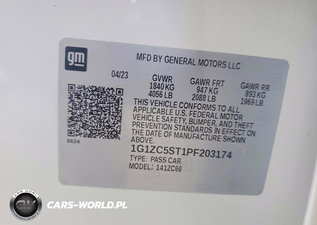 2023 Chevrolet Malibu Ls VIN:1G1ZC5ST1PF203174 - 13