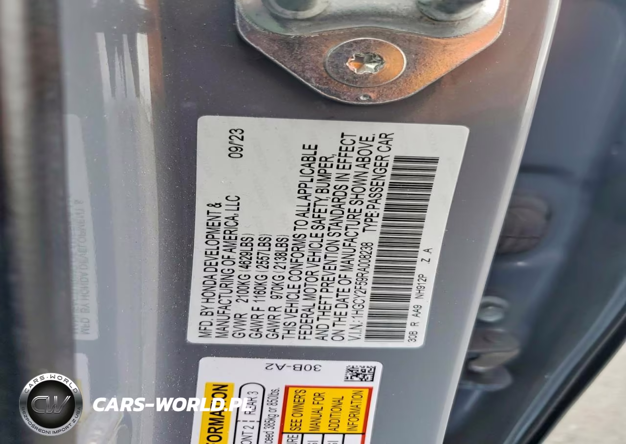 2024 Honda Accord Hybrid Sport VIN:1HGCY2F59RA008238 - 12