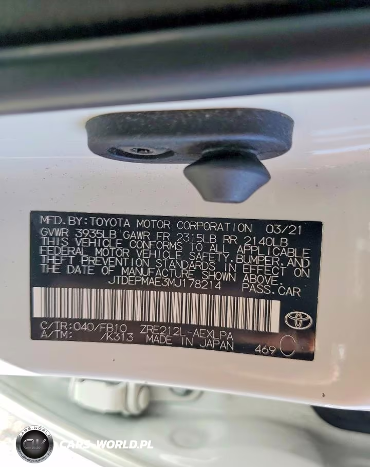 2021 Toyota Corolla Le VIN:JTDEPMAE3MJ178214 - 13