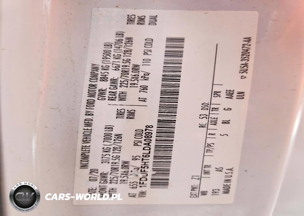 2020 Ford F550 Super Duty Utility - Service Truck VIN:1FDUF5HT6LDA08978 - 13