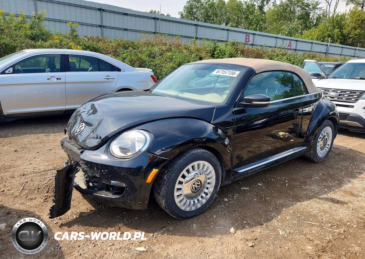 2013 Volkswagen Beetle VIN:3VW5X7AT8DM832916 - 1