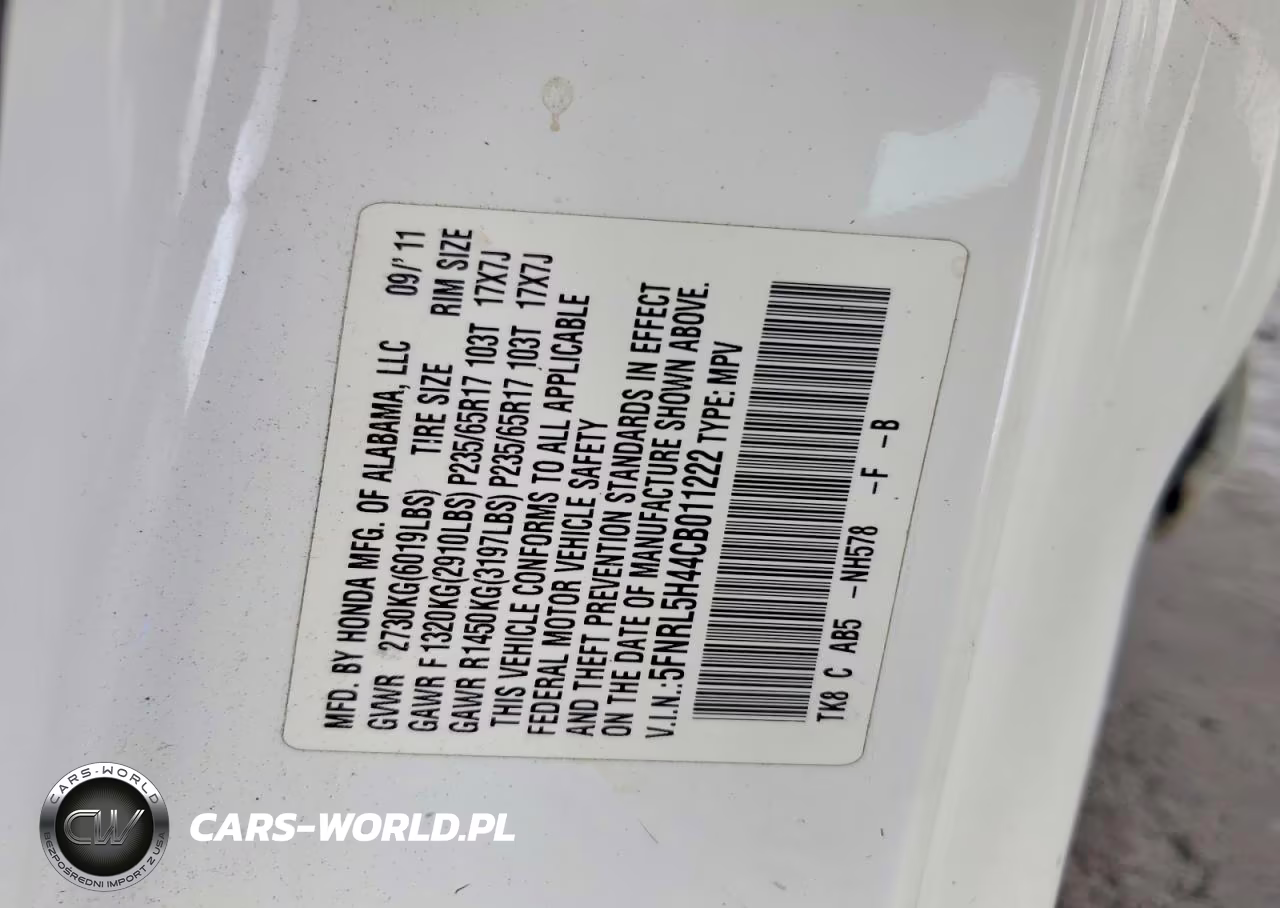 2012 Honda Odyssey Ex VIN:5FNRL5H44CB011222 - 13