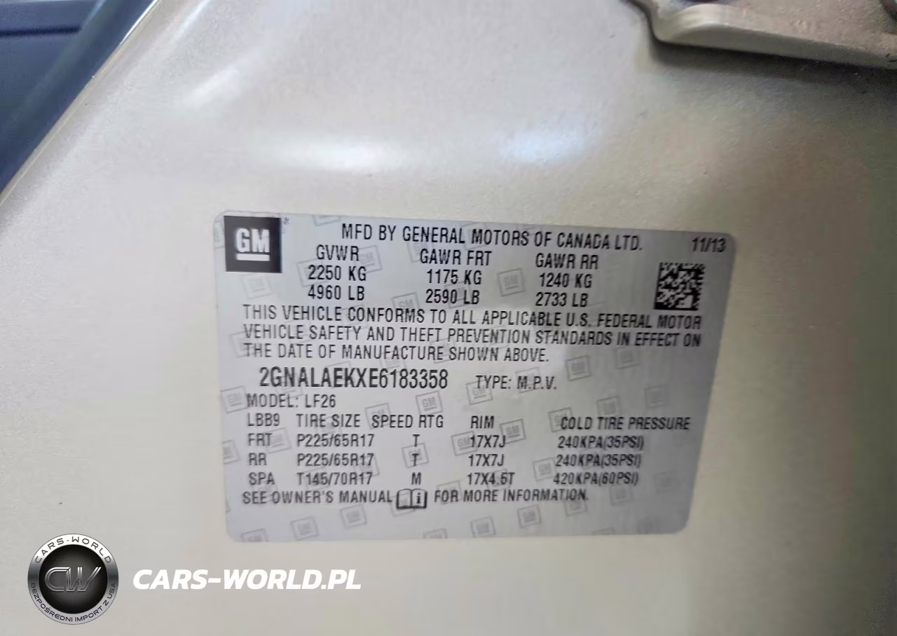 2014 Chevrolet Equinox Ls VIN:2GNALAEKXE6183358 - 12