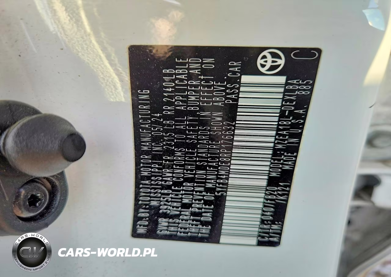 2024 Toyota Corolla Le VIN:5YFB4MDE8RP176632 - 12