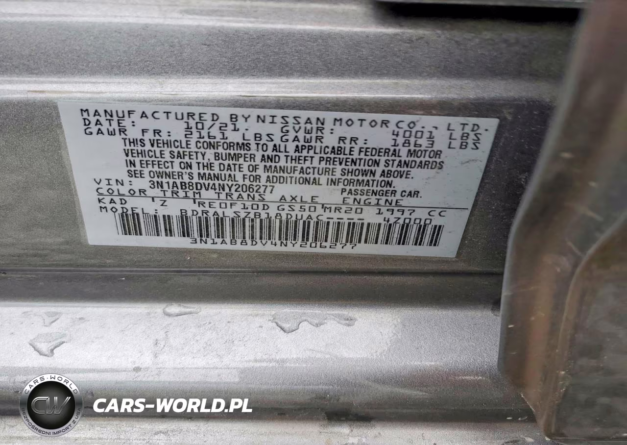 2022 Nissan Sentra Sr VIN:3N1AB8DV4NY206277 - 12