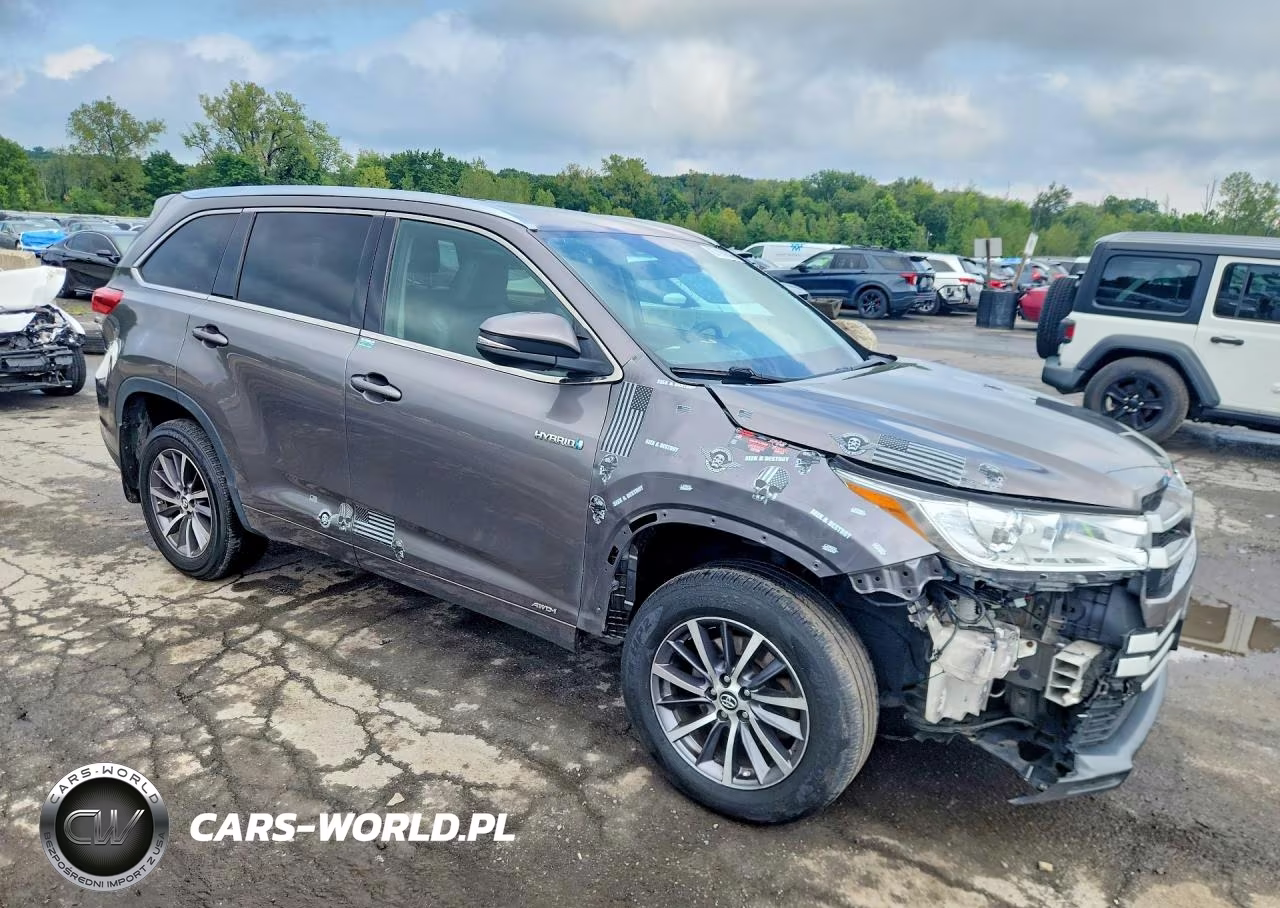 2017 Toyota Highlander Hybrid Xle VIN:5TDJGRFH5HS026619 - 4