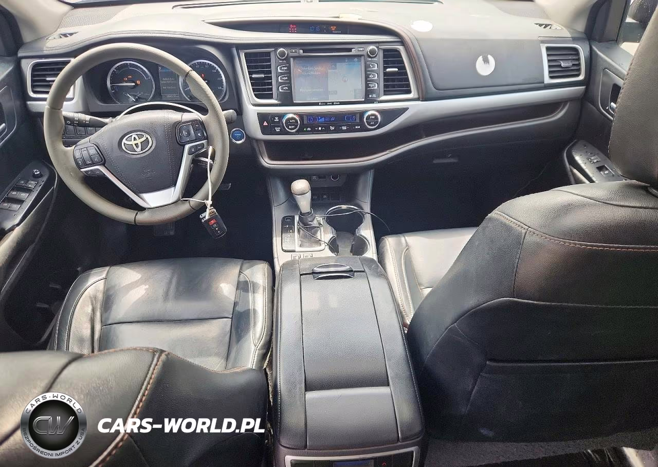 2017 Toyota Highlander Hybrid Xle VIN:5TDJGRFH5HS026619 - 8