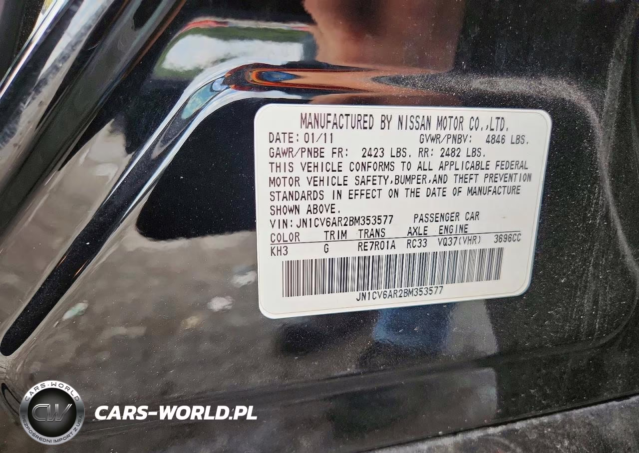 2011 Infiniti G37 Sedan X VIN:JN1CV6AR2BM353577 - 13