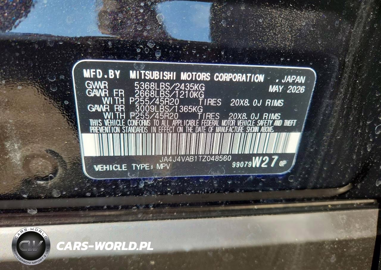 2026 Mitsubishi Outlander Se VIN:JA4J4VAB1TZ048560 - 13