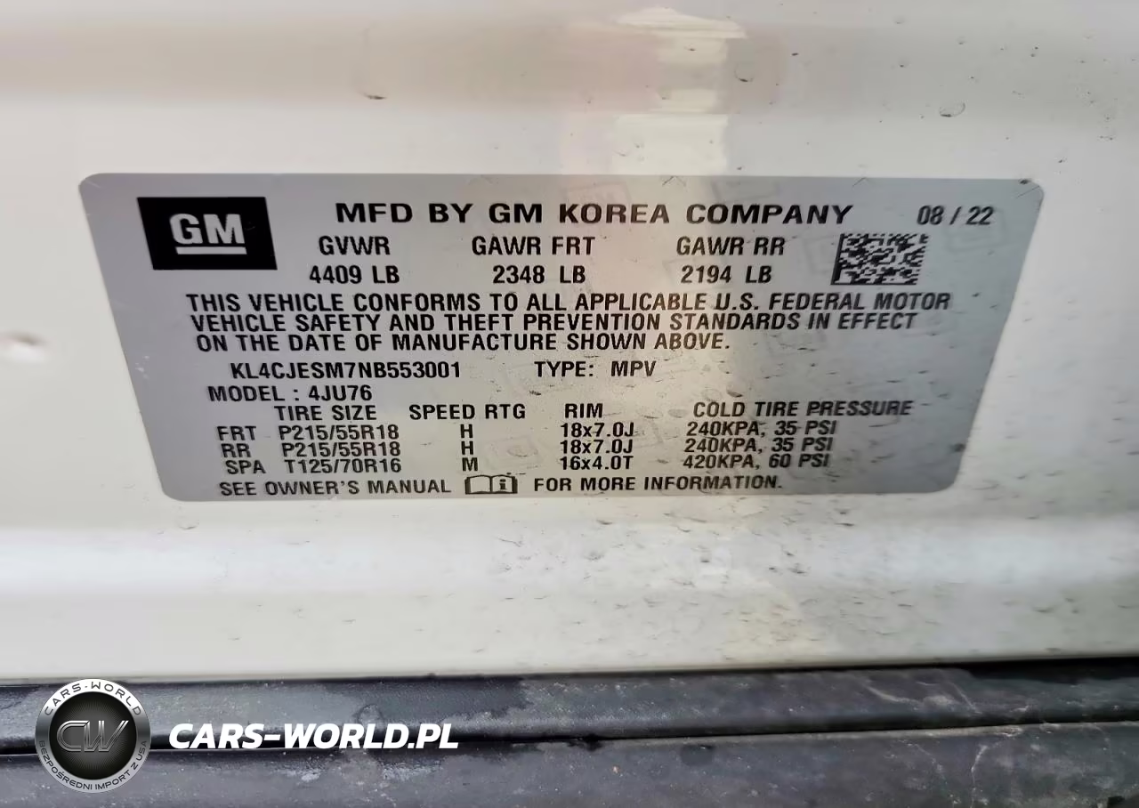 2022 Buick Encore Preferred VIN:KL4CJESM7NB553001 - 13