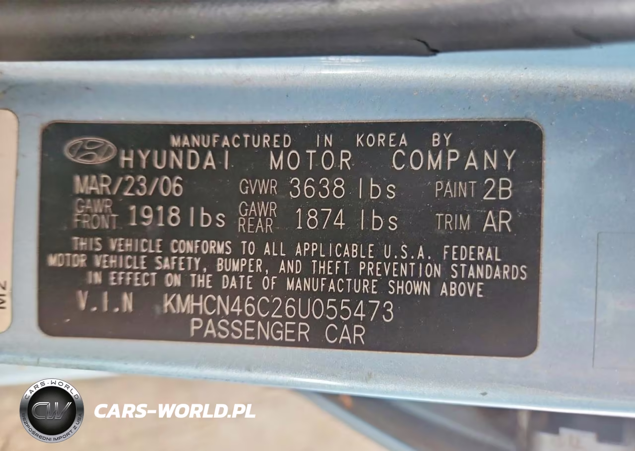 2006 Hyundai Accent Gls VIN:KMHCN46C26U055473 - 12