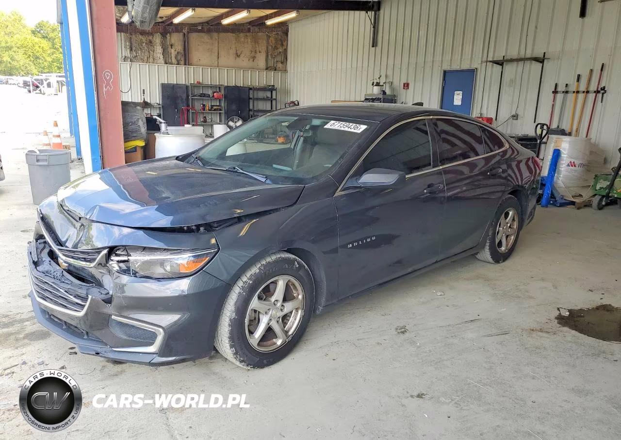 2017 Chevrolet Malibu Ls VIN:1G1ZC5ST8HF254088 - 1