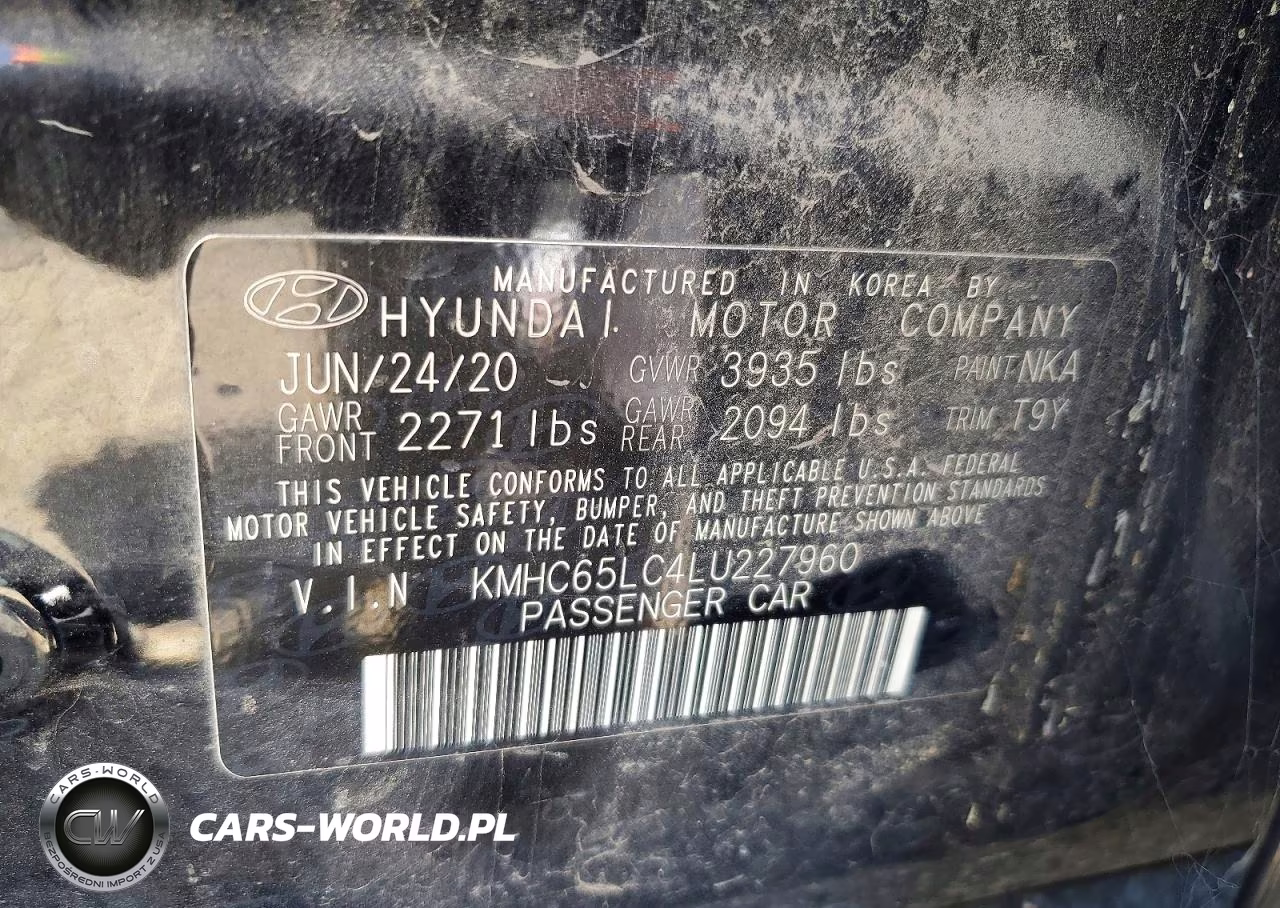 2020 Hyundai Ioniq Blue VIN:KMHC65LC4LU227960 - 12