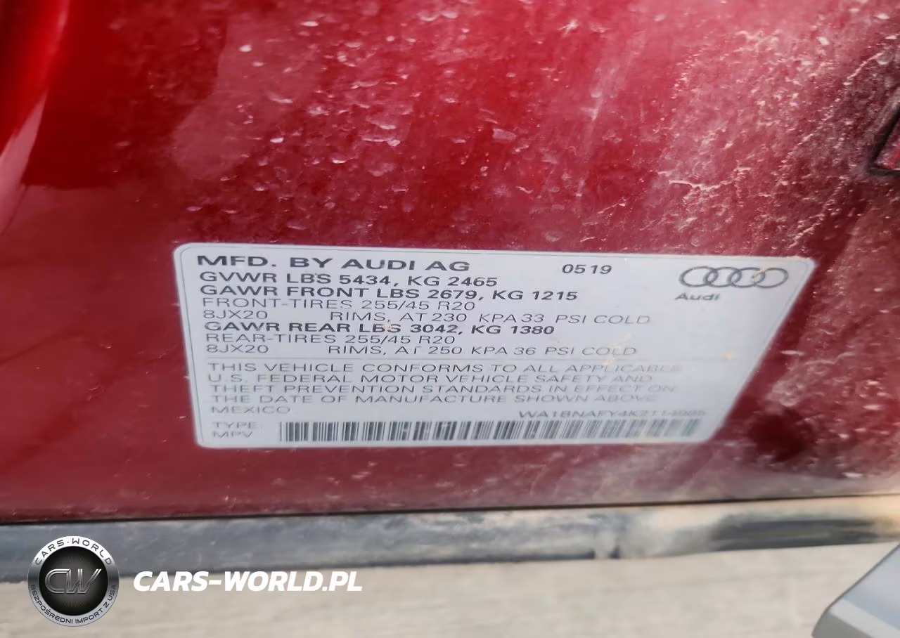 2019 Audi Q5 Premium Plus VIN:WA1BNAFY4K2114985 - 13