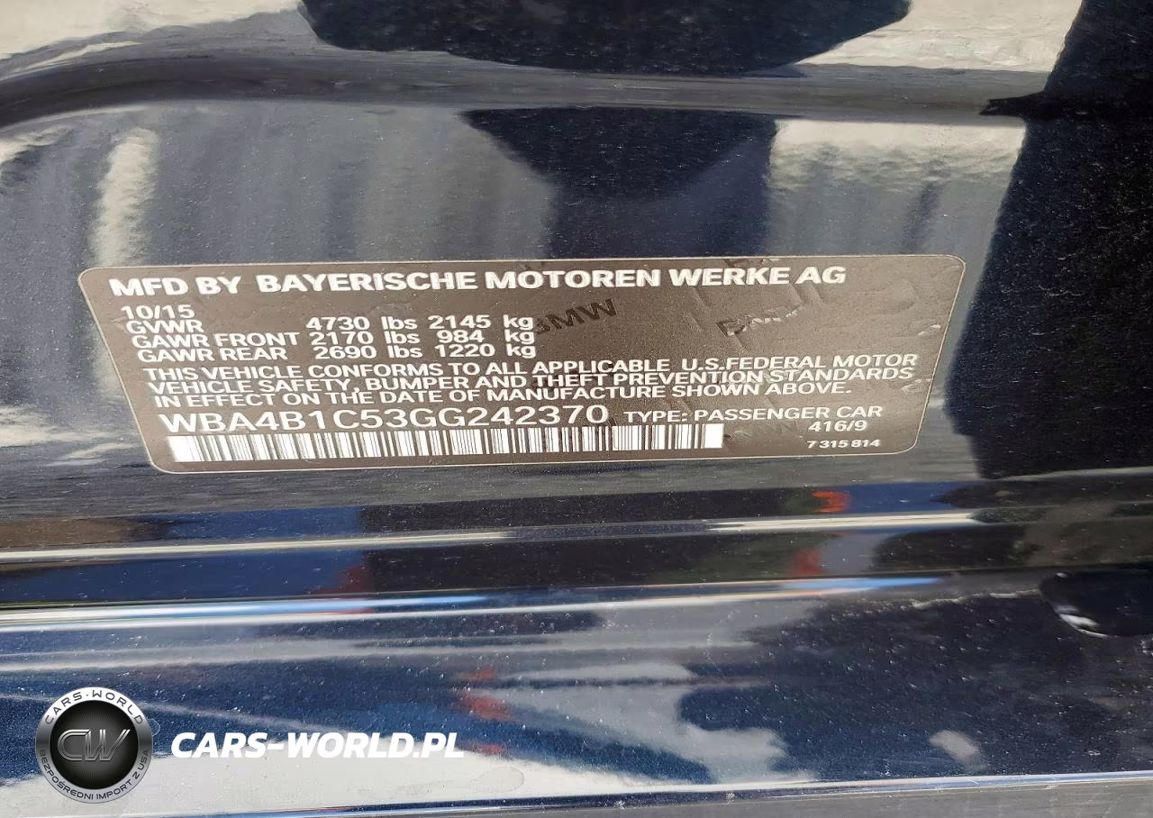 2016 BMW 435 I Gran Coupe VIN:WBA4B1C53GG242370 - 12