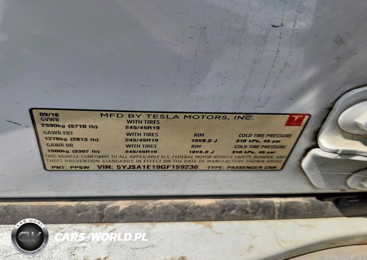 2016 Tesla Model S VIN:5YJSA1E19GF159236 - 13